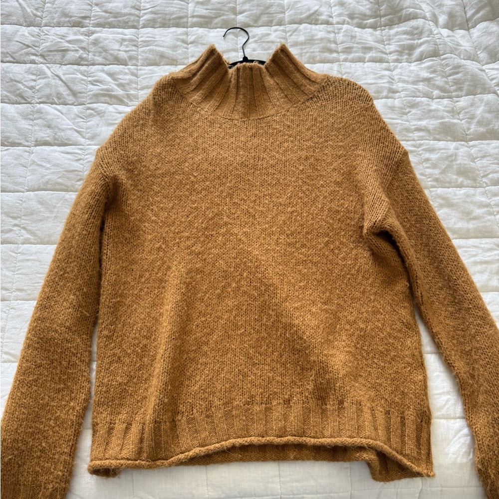 BP Mustard Cowl Neck Sweater